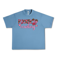Pebble Blue pucker up cowboy Urban Heavy Tee - JahusDesignShop