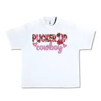 White pucker up cowboy Urban Heavy Tee - JahusDesignShop