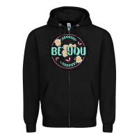 Black be you inspiration Zipper Hoodie - MaliasSmallBusiness