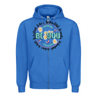 True Royal be you inspiration Zipper Hoodie - MaliasSmallBusiness