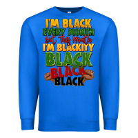 True Royal juneteenth im black every month Premium Sweatshirt - LillyAllenDesigns
