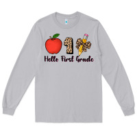 Moon Dust hello first grade leopard 3200x2400 Long Sleeve Tee - AdoDesignShop