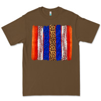Cacao baseball brush strokes Premium Tee - texasbilliewilder