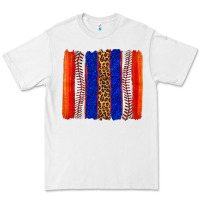 White baseball brush strokes Premium Tee - texasbilliewilder