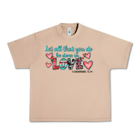 Burro let all that you do be done in love Urban Heavy Tee - JahusDesignShop