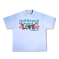 Grape Ice let all that you do be done in love Urban Heavy Tee - JahusDesignShop