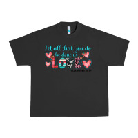 Pigment Black let all that you do be done in love Urban Heavy Tee - JahusDesignShop