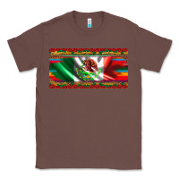 Chestnut mexico flag serape roses leopard and glitter licanse plate Classic Tee - Artiststas