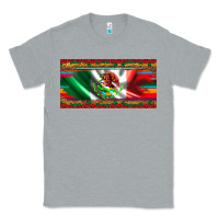 Heather Grey mexico flag serape roses leopard and glitter licanse plate Classic Tee - Artiststas
