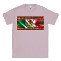 Lilac mexico flag serape roses leopard and glitter licanse plate Classic Tee - Artiststas