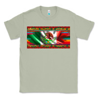 Matcha mexico flag serape roses leopard and glitter licanse plate Classic Tee - Artiststas