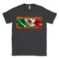 Mexico Flag Serape Roses Leopard And Glitter Licanse Plate Classic Tee | Teevron
