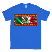 True Royal mexico flag serape roses leopard and glitter licanse plate Classic Tee - Artiststas