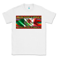 White mexico flag serape roses leopard and glitter licanse plate Classic Tee - Artiststas