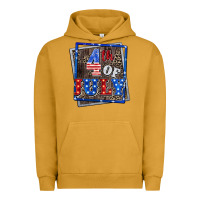 Pigment Peanut Butter 4th of july Urban Hoodie - CowGirlArtShop