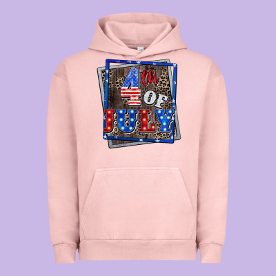 4th Of July Urban Hoodie Designed By Cowgirlartshop