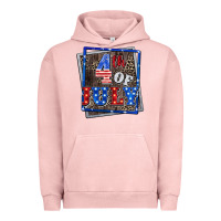 Pigment Salmon 4th of july Urban Hoodie - CowGirlArtShop