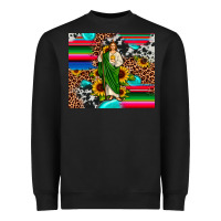 Black san judas leopard cowhide gemstone Heavyweight Sweatshirt - JahusDesignShop