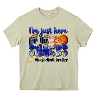 Mossy i'm just here for the snacks #basketball brother Heavy Core Tee - Zillion Design Studio