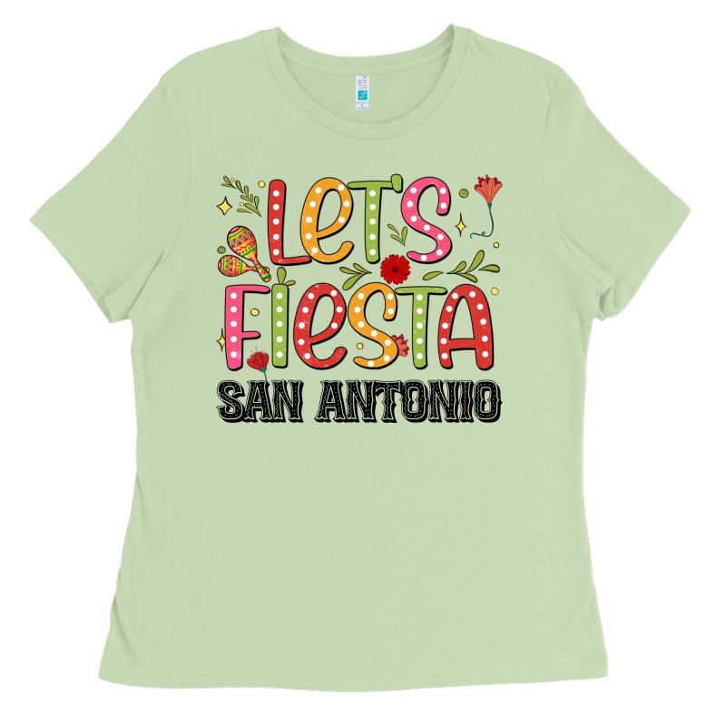Lets Fiesta San Antonio Ladies Tee by JahusDesignShop | Teevron