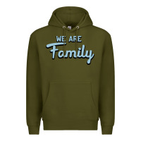 Army Green We Are Family Premium Hoodie - Bettercallsaul