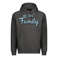 Charcoal Heather We Are Family Premium Hoodie - Bettercallsaul