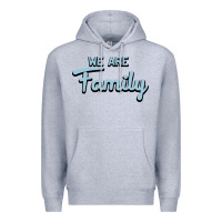 Heather Grey We Are Family Premium Hoodie - Bettercallsaul