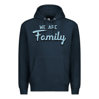 Navy We Are Family Premium Hoodie - Bettercallsaul