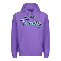 Purple We Are Family Premium Hoodie - Bettercallsaul