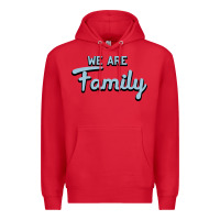 Red We Are Family Premium Hoodie - Bettercallsaul