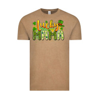 Vintage Coffee lucky mama Vintage Tee - Artiststas