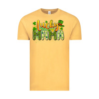 Vintage Mustard lucky mama Vintage Tee - Artiststas