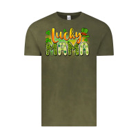 Vintage Olive lucky mama Vintage Tee - Artiststas