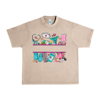 French Oak nurse elements with costom name Urban Heavy Tee - AdoDesignShop