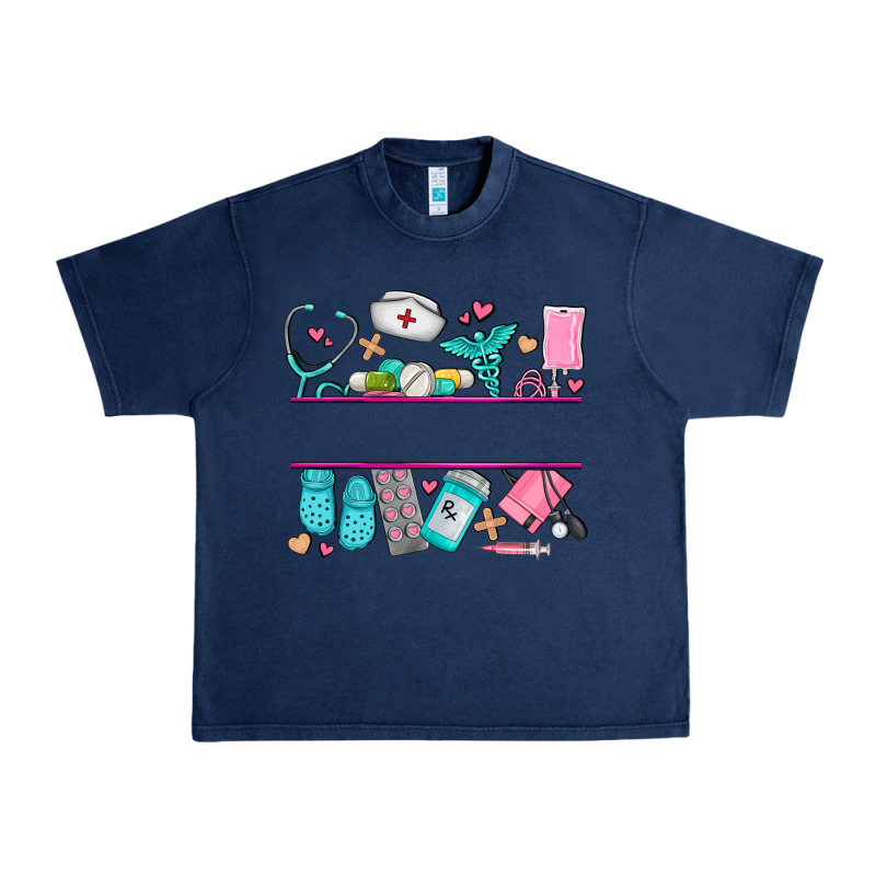 Nurse Elements With Costom Name Urban Heavy Tee by AdoDesignShop | Teevron