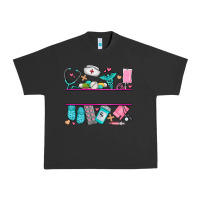 Pigment Black nurse elements with costom name Urban Heavy Tee - AdoDesignShop