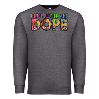 Charcoal Heather black women are dope Premium Sweatshirt - LillyAllenDesigns
