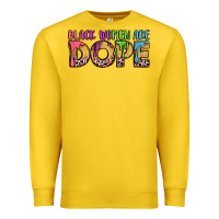 Lemon black women are dope Premium Sweatshirt - LillyAllenDesigns