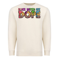 Sandshell black women are dope Premium Sweatshirt - LillyAllenDesigns