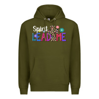 Army Green spirit lead me Premium Hoodie - JahusDesignShop