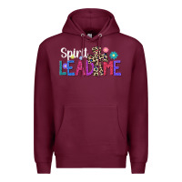 Burgundy spirit lead me Premium Hoodie - JahusDesignShop