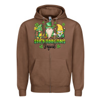 Chestnut shenanigans squad gnomes st. patricks day Zipper Hoodie - MaliasSmallBusiness