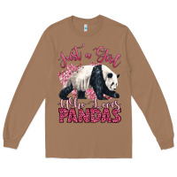 Just A Girl Who Loves Pandas Long Sleeve Tee | Teevron