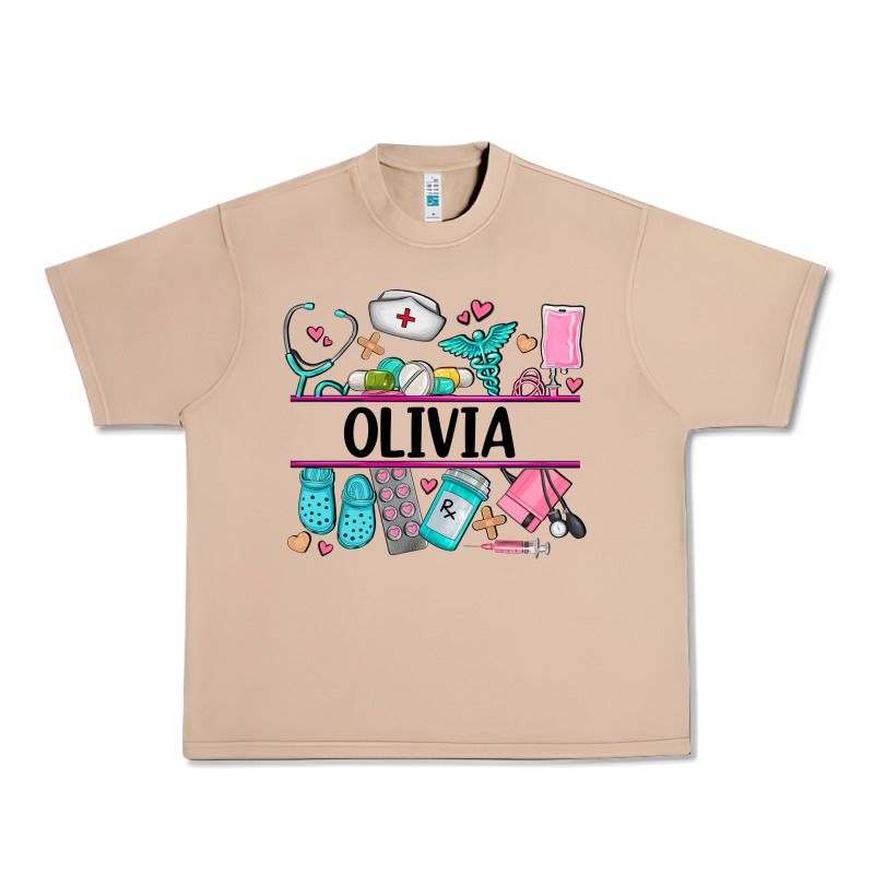 Nurse Elements With Costom Name Urban Heavy Tee by AdoDesignShop | Teevron