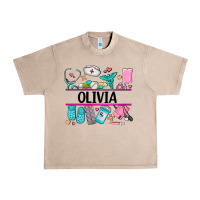 French Oak nurse elements with costom name Urban Heavy Tee - AdoDesignShop