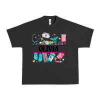 Pigment Black nurse elements with costom name Urban Heavy Tee - AdoDesignShop