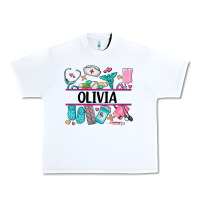 White nurse elements with costom name Urban Heavy Tee - AdoDesignShop