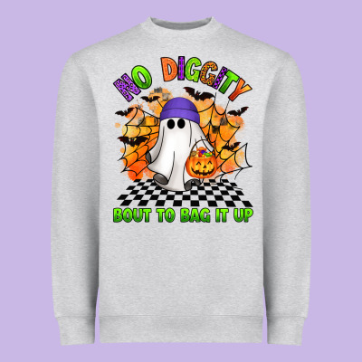 No Diggity Bout To Bag It Up Heavyweight Sweatshirt Designed By Artiststas