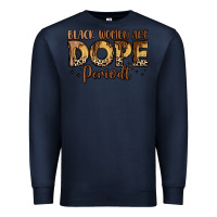 Navy black women are dope periodt Premium Sweatshirt - LillyAllenDesigns