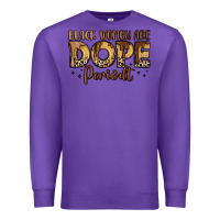 Purple black women are dope periodt Premium Sweatshirt - LillyAllenDesigns